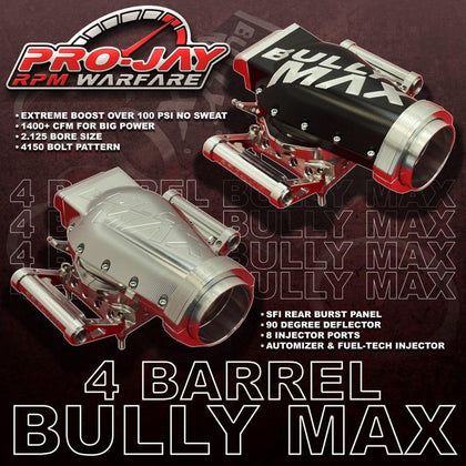 Pro-Jay 4 Barrel Bully Throttle Body