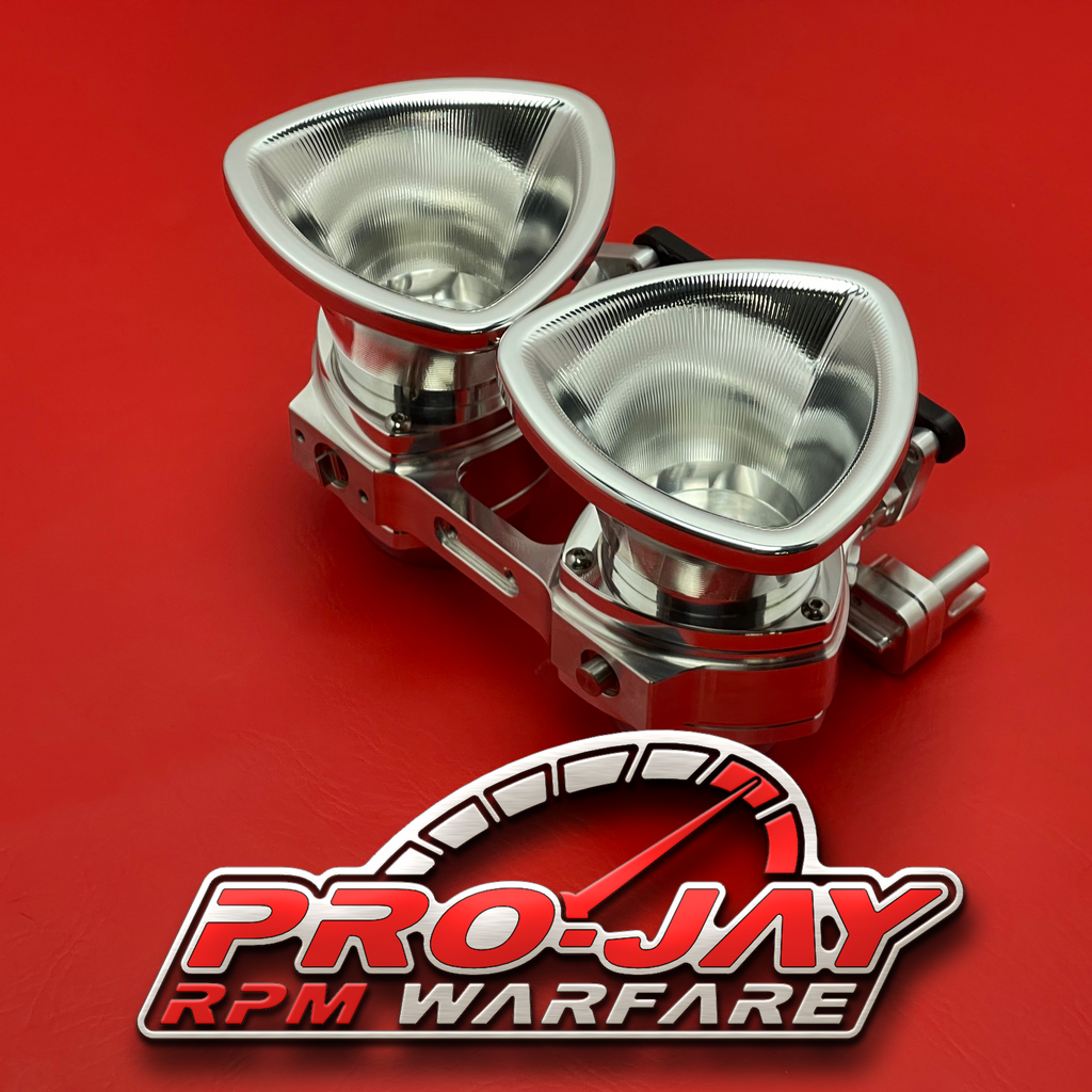 Throttle Pro PRO-JAY MAZDA ROTARY 13B 2 ROTOR FULL PP THROTTLE BODY ( ITB ) X2 – Pro-jay