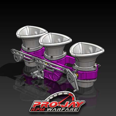 PRO-JAY 20B 3 ROTOR LONG BLOCK FULL PP THROTTLE BODY ( ITB ) X3