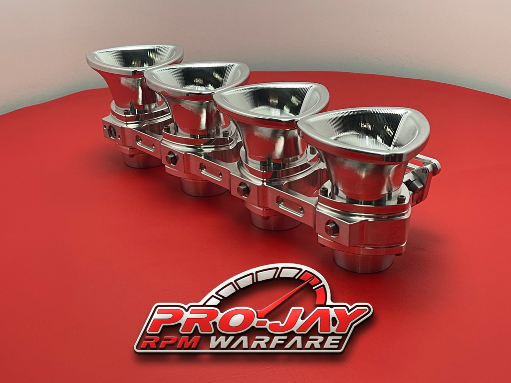 26b Ritary PRO-JAY MAZDA ROTARY 26B 4 ROTOR FULL PP THROTTLE BODY ( ITB ) X4 – Pro-jay