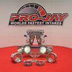 Pro-Jay Full Peripheral 13B 1st Gen Old School 4 Barrel Intakes Manifold