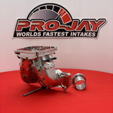 Pro-Jay Full Peripheral 13B 1st Gen Old School 4 Barrel Intakes Manifold