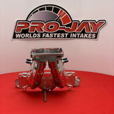 Pro-Jay Full Peripheral 13B 1st Gen Old School 4 Barrel Intakes Manifold