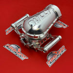 Pro-Jay 8 Injector 4 Barrel Bully Throttle Body & Billet Hat Combo