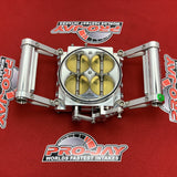 Pro-Jay 8 Injector Low Profile 4 Barrel Throttle Body 1360 CFM