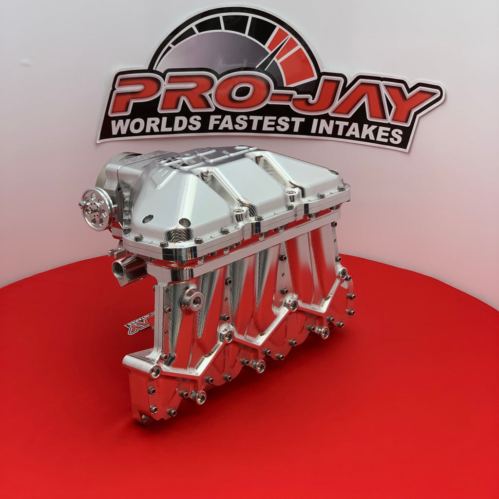 Pro-Jay Mazda 20B Billet Bully 12 Injector Port, Semi PP Intake