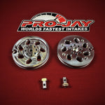 Pro-Jay Mustang Style Low Profile Throttle Bodies / Round Cable Link