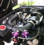 Pro-Jay Mustang Throttle Body Adapter (MTBA) Elbow 8 Injector Ports & TB Combo